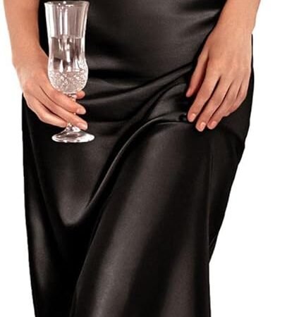Womens Satin Nightgown Sexy Lingerie Sleepwear Spaghetti Strap Cowl Neck Elegant Long Slip Satin Silk Midi Dress